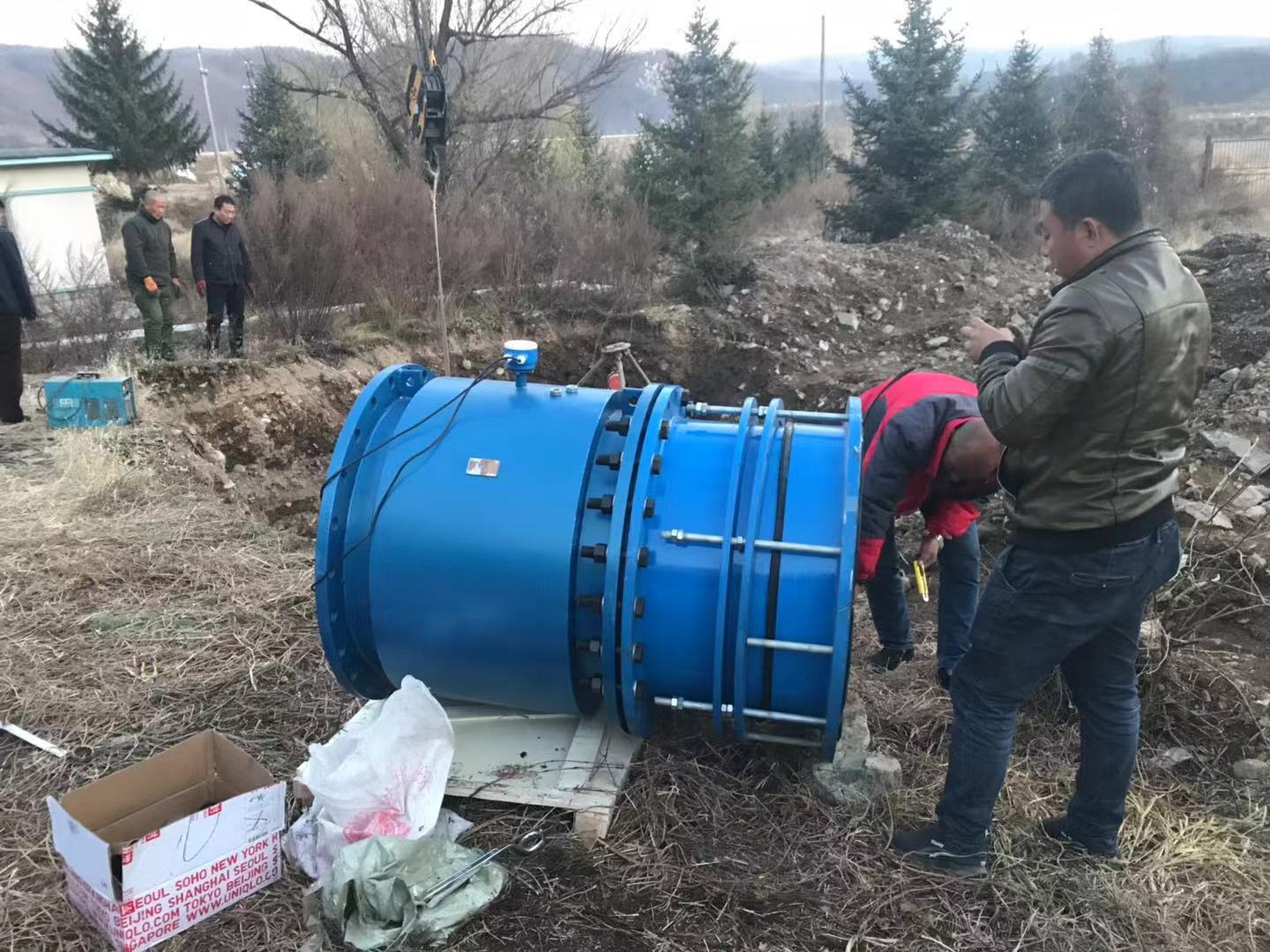 分体式电磁流量计 分体式电磁流量计